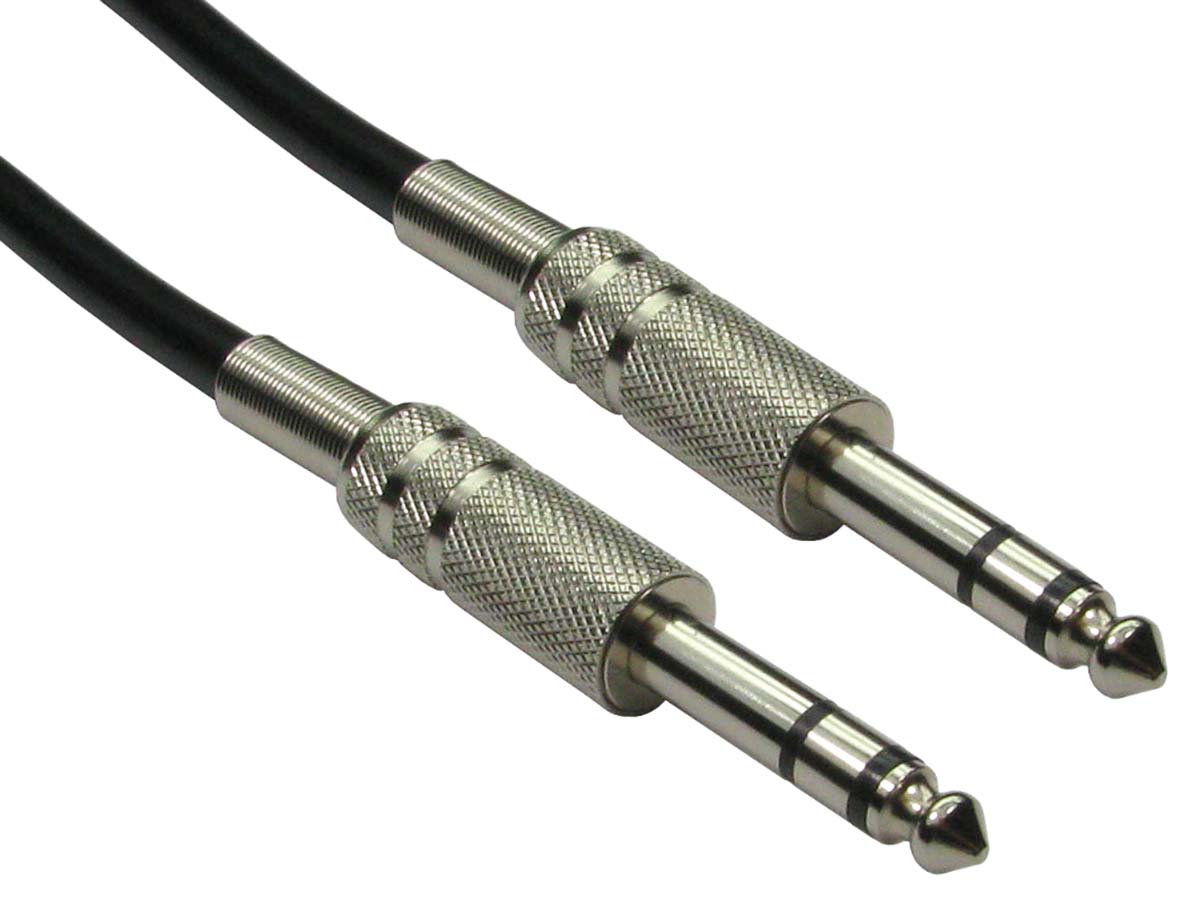 RS PRO AUXケーブル 6.35 mmステレオジャック 6.35 mmステレオ