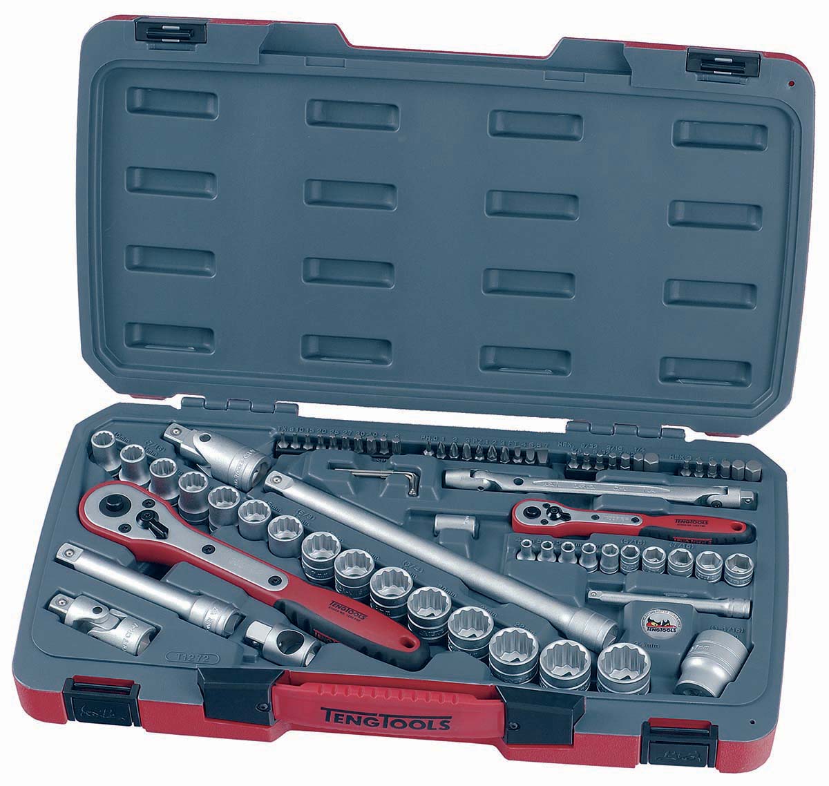 Teng Tools ソケットセット1/4インチ 72ピース T1272 | RS