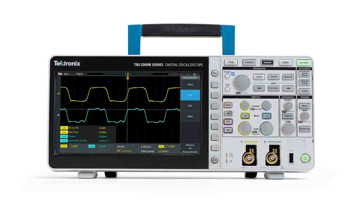 Tektronix オシロスコープ, 70MHz, ベンチ, TBS2072B | RS