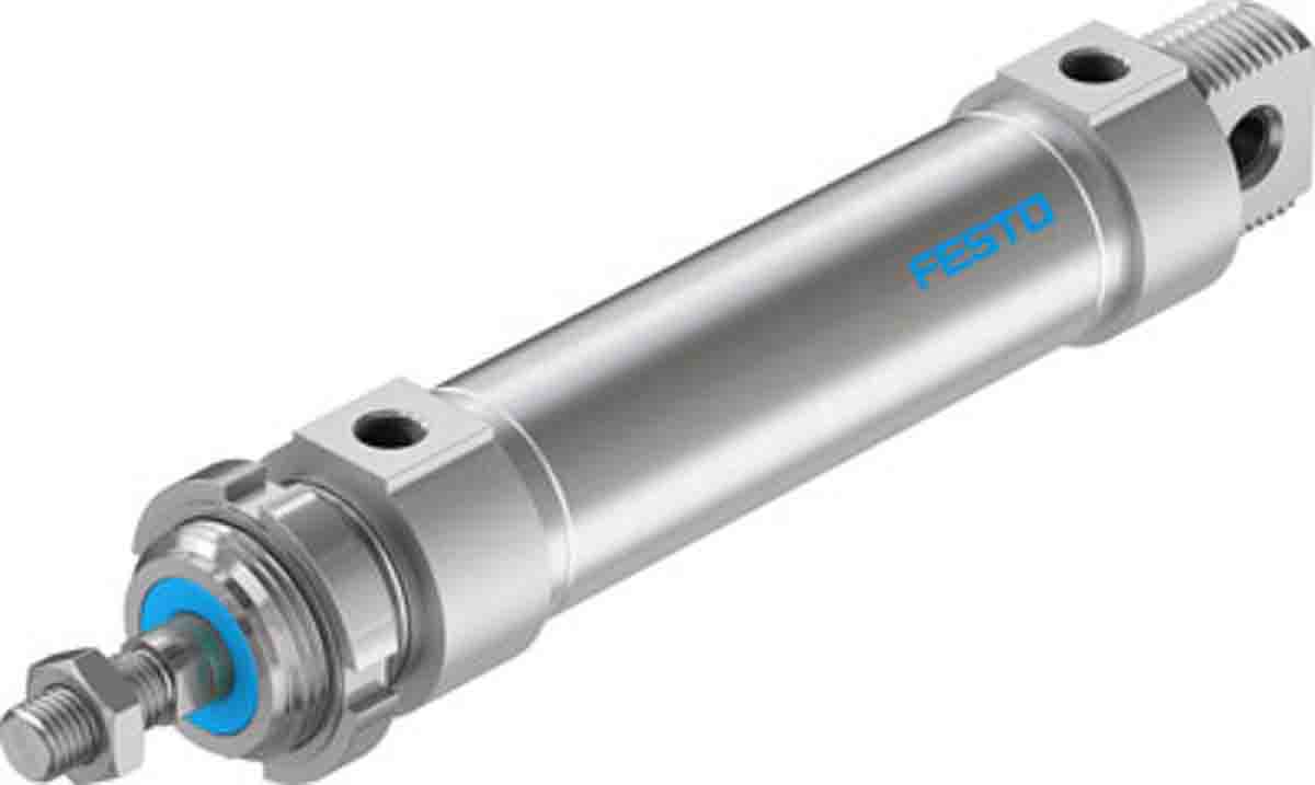 Festo 空圧Roundlineシリンダ DSNUシリーズ ボア：32mm ストローク：80mm DSNU-32-80-PPV-A オス G 1/8  | RS