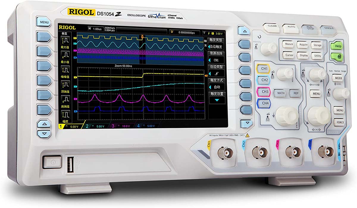 RIGOL オシロスコープ, 50MHz, ベンチ, DS1054Z | RS