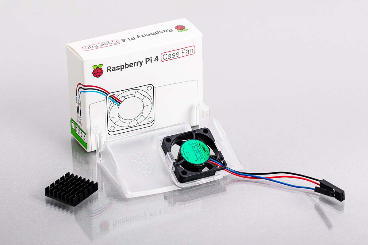 Raspberry Pi 冷却ファン, Raspberry Pi 4 用の公式ケースファン Raspberry Pi 冷却ファン, Raspberry Pi 4 用の公式ケースファン