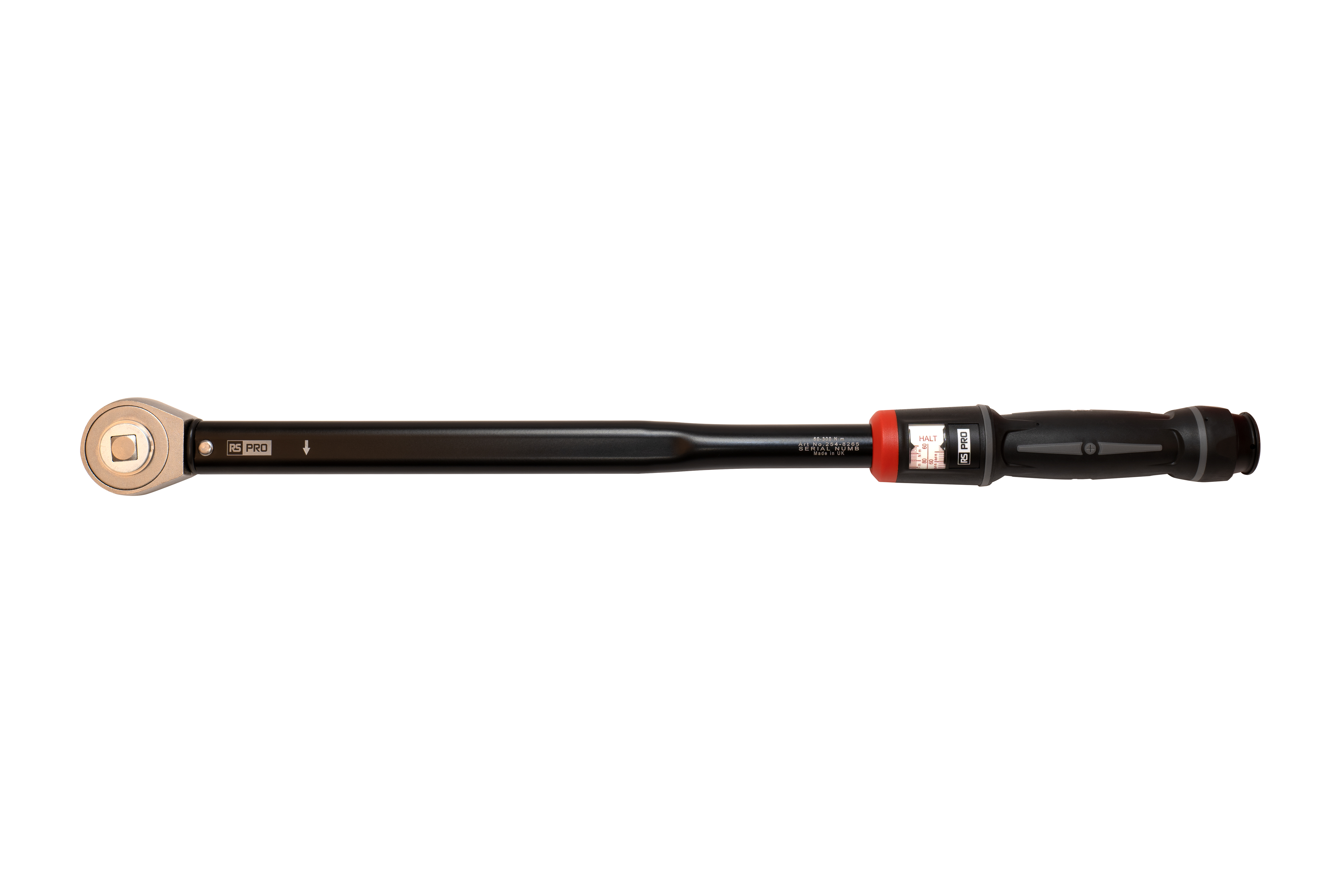 RS PRO Click Torque Wrench 60 300Nm 1 2 in Drive Square Drive RS