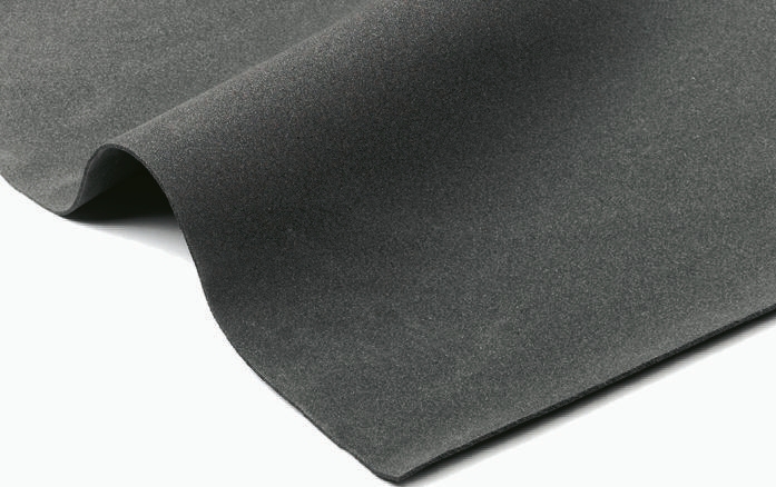 RS PRO Black Neoprene Sponge Rubber Sheet, 1m x 2m x 1.5mm