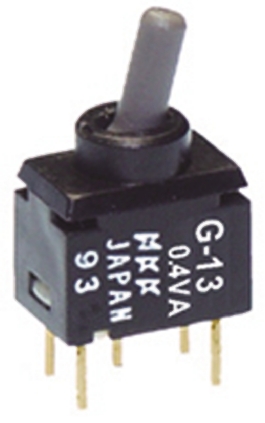 G-13AP | NKK Switches トグルスイッチ, On-Off-On, SPDT, 100