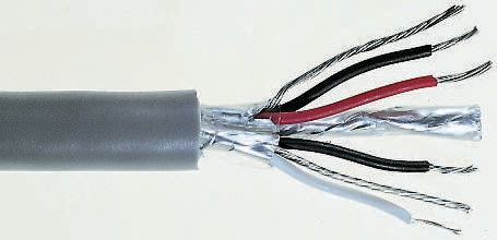 ツイスト線4m2種 RS PRO ツイストペア データケーブル, 2ペア, 4芯, 22, 有, 500m