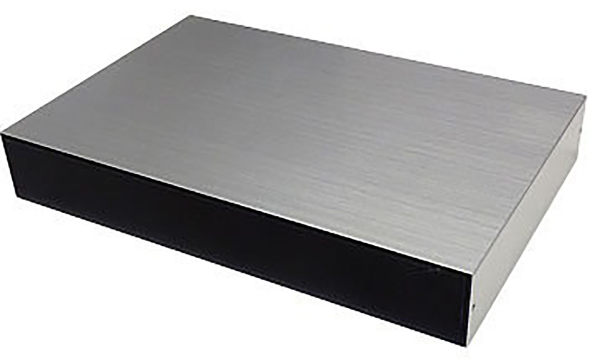 タカチ電機工業 筐体, アルミ, 180 x 130 x 40mm, 黒, 銀, YM18