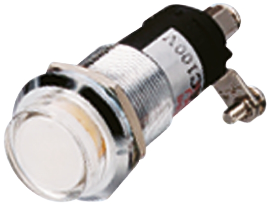 坂詰製作所 表示灯, 90 → 132V ac/dc, オレンジ, 実装ホール