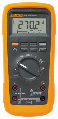 Fluke マルチメータ, ハンドヘルドタイプ, 分解能:0.1mVdc Fluke マルチメータ, ハンドヘルドタイプ, 分解能:0.1mVdc