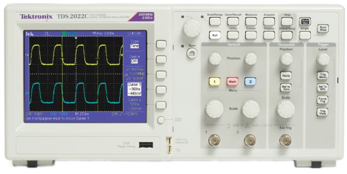 Tektronix オシロスコープ, 100MHz, デジタルストレージ Tektronix オシロスコープ, 100MHz, デジタルストレージ