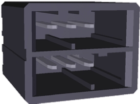 対応中 様 1-178802-5 : Dynamic Series Receptacle and Tab Housing: 3.81
