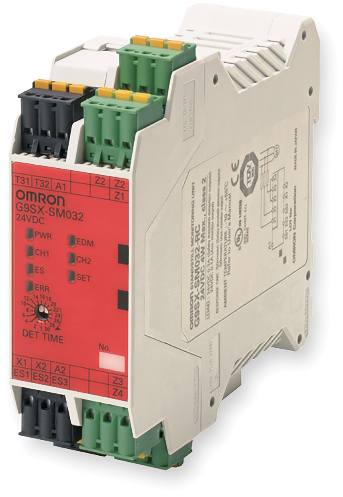 オムロン セーフティリレー, 24V dc, 速度 / 停止状態の監視