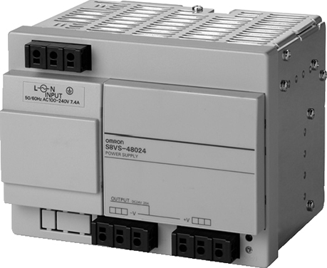 S8VS-48024 | オムロン S8VS DINレール取付け用スイッチング電源