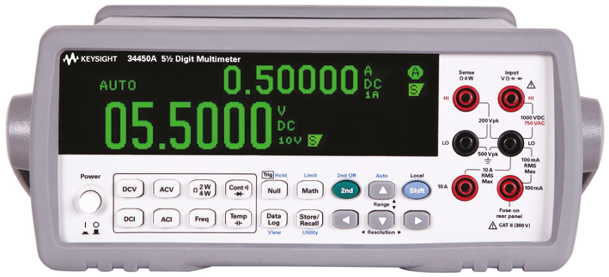 Keysight Technologies マルチメータ, ベンチタイプ, 34450A | RS Keysight Technologies マルチメータ, ベンチタイプ, 34450A | RS