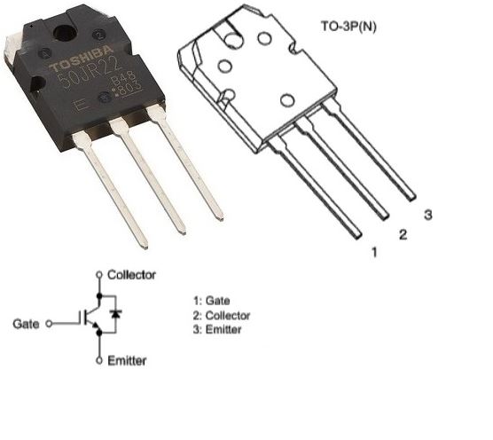 GT50JR22 | Toshiba Nチャンネル IGBT 600 V 50 A, 3-Pin TO-3P シングル | RS