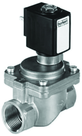 Burkert ソレノイドバルブ, 230 V ac, ポート数：2, 1インチ