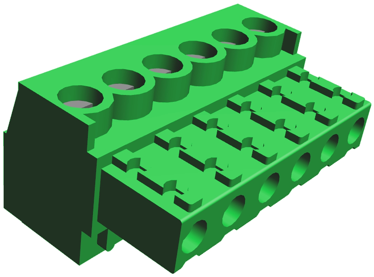 284517-6 : Buchanan PCB 規格ターミナル ブロック | TE