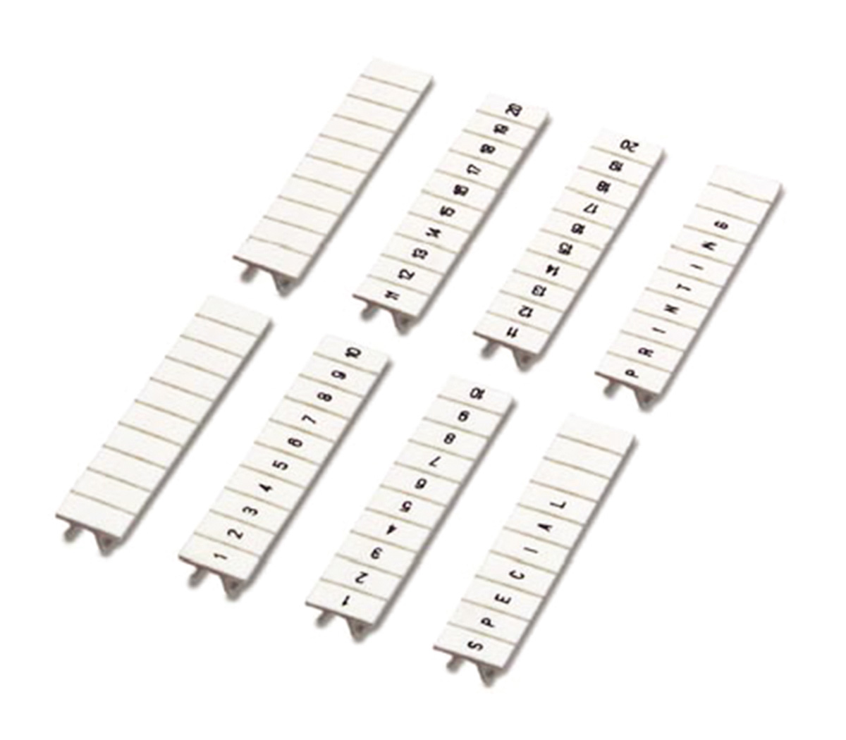 Phoenix Contact, ZB 5.LGS:(1-100/VERP) Zack Marker Strip for use with  Terminal Block Width 5.2 mm