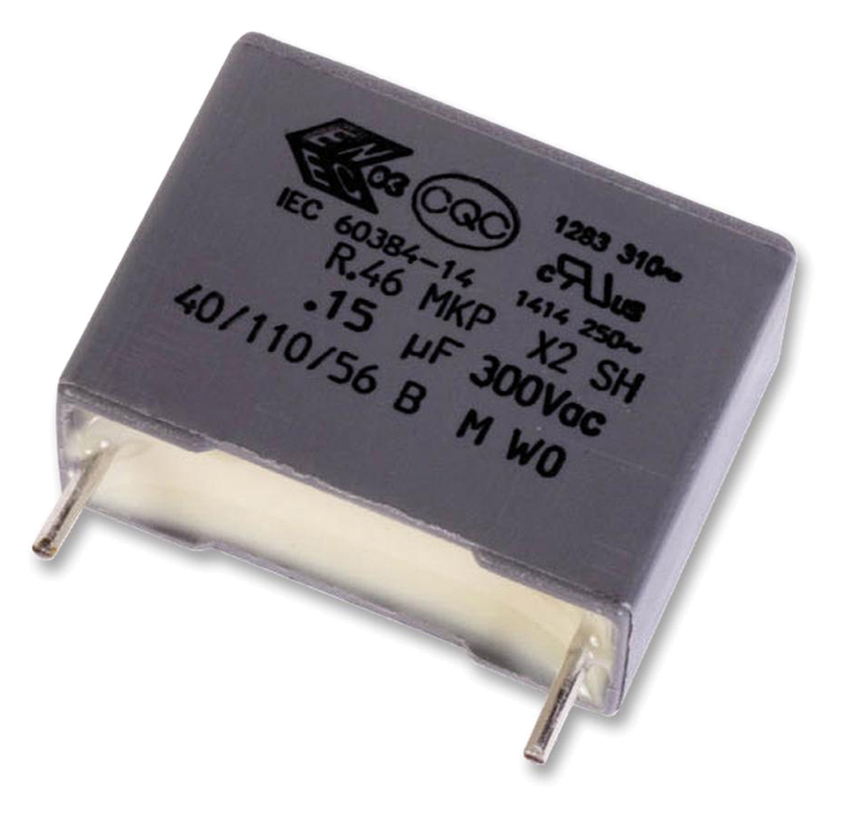 R463W510050M1K | KEMET フィルムコンデンサ, 310V ac, 10μF R463W510050M1K | KEMET フィルムコンデンサ, 310V ac, 10μF