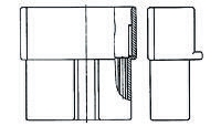 鈴ページ コネクタハウジング Multi-Interlock Mark IIシリーズ メス 2列