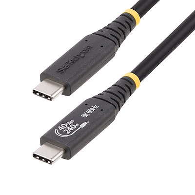 1M-40G-USB4-CABLE | StarTech.com USBケーブル, USB C → USB C