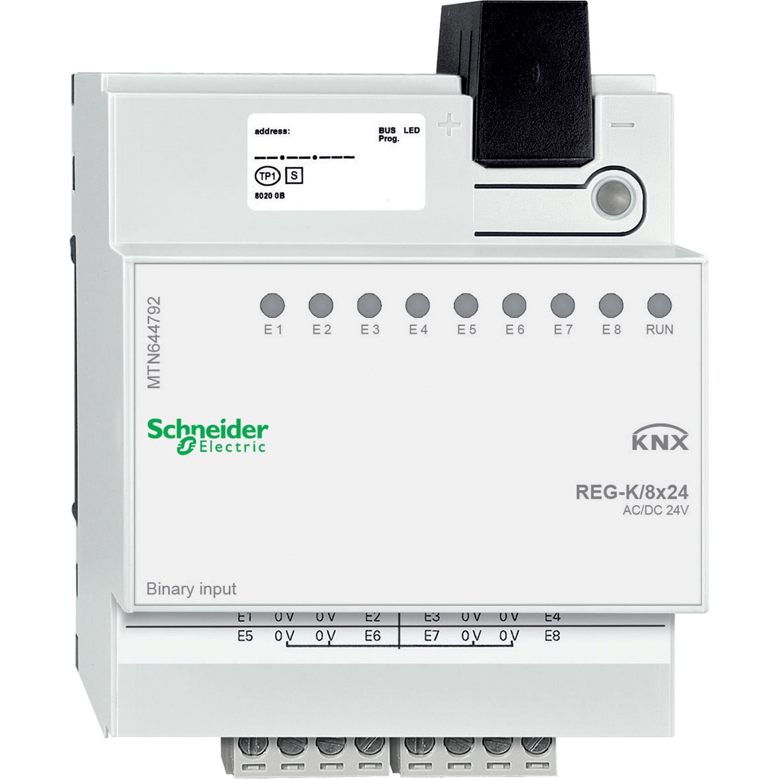 MTN644792 | Interruptor Atenuable, 8 vías, 24V ac | RS