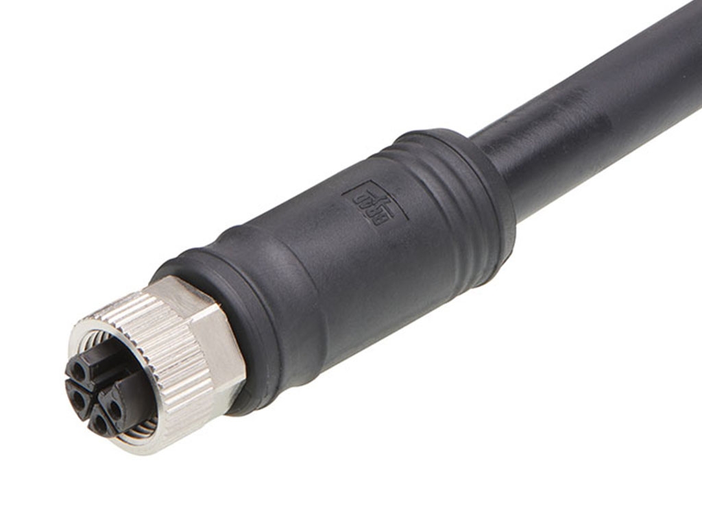 1205000328 | Brad from Molex メス コードセット, 4極, M12