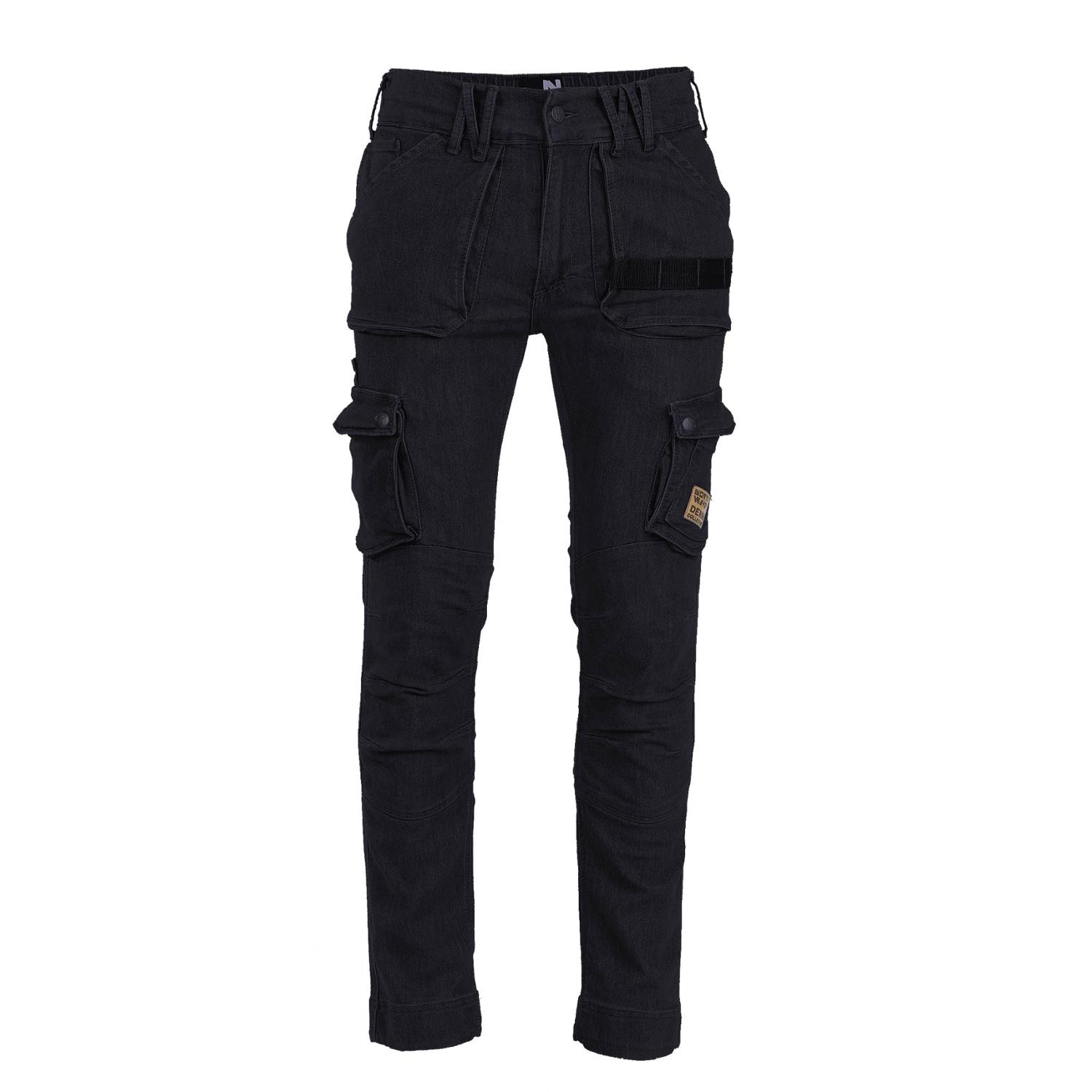 1280-36 | Nine worths ズボン 黒、 青、 グレイ 耐久性 綿