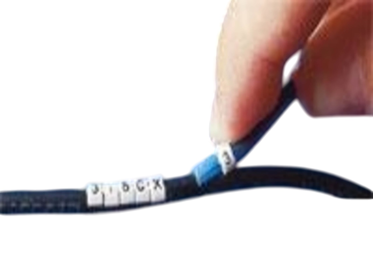 TE Connectivity ケーブルマーカー, 黄, 2.6 → 3.5mm, 424858