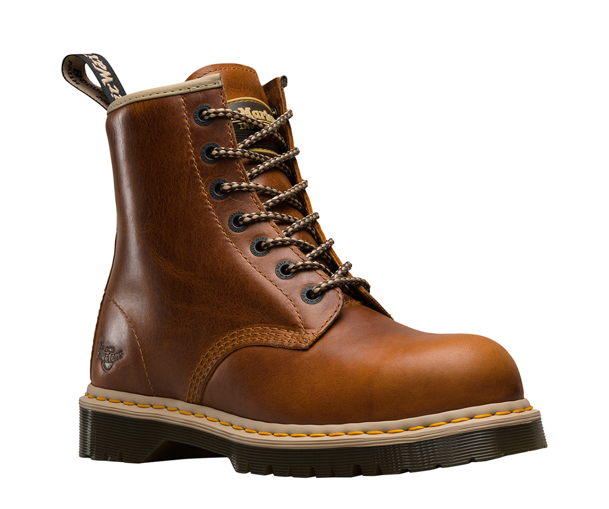 Icon 7B10 Tan Size 9 Dr Martens Icon 7B10 Brown Steel Toe Capped Men s Safety Boots UK 9 EU 43 RS