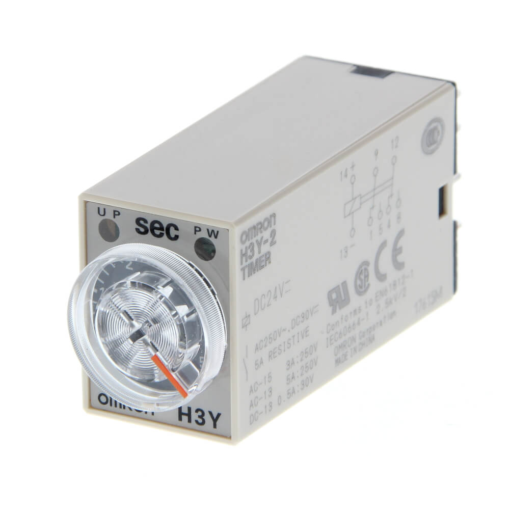 H3Y-2 AC200-230 30S | オムロン シングル タイマーリレー, 0.04