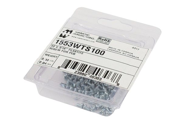 mn6のお品です Hammond タッピング ネジ, 1553WTS100 | RS