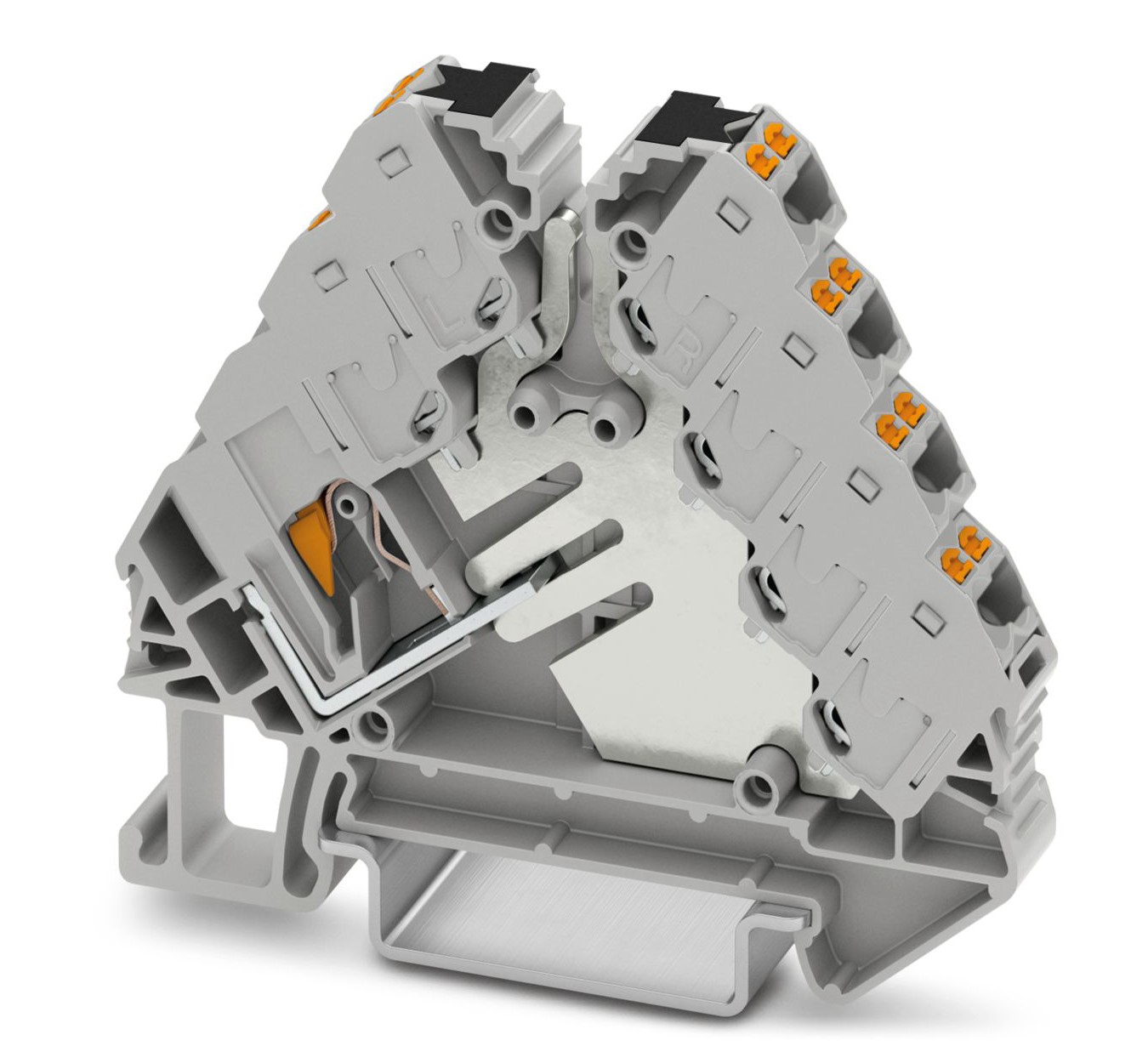 Phoenix Contact 3270138 PTRVB 4-FI /GY Series Grey, 0.14