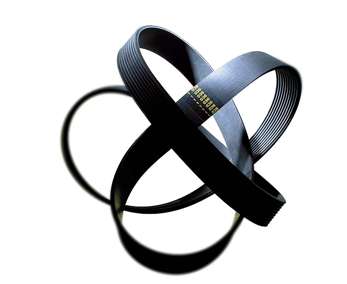 12PK633/249K | Hutchinson Rubber Poly V PK Poly V Belt, 633mm Length,  42.72mm Width | RS