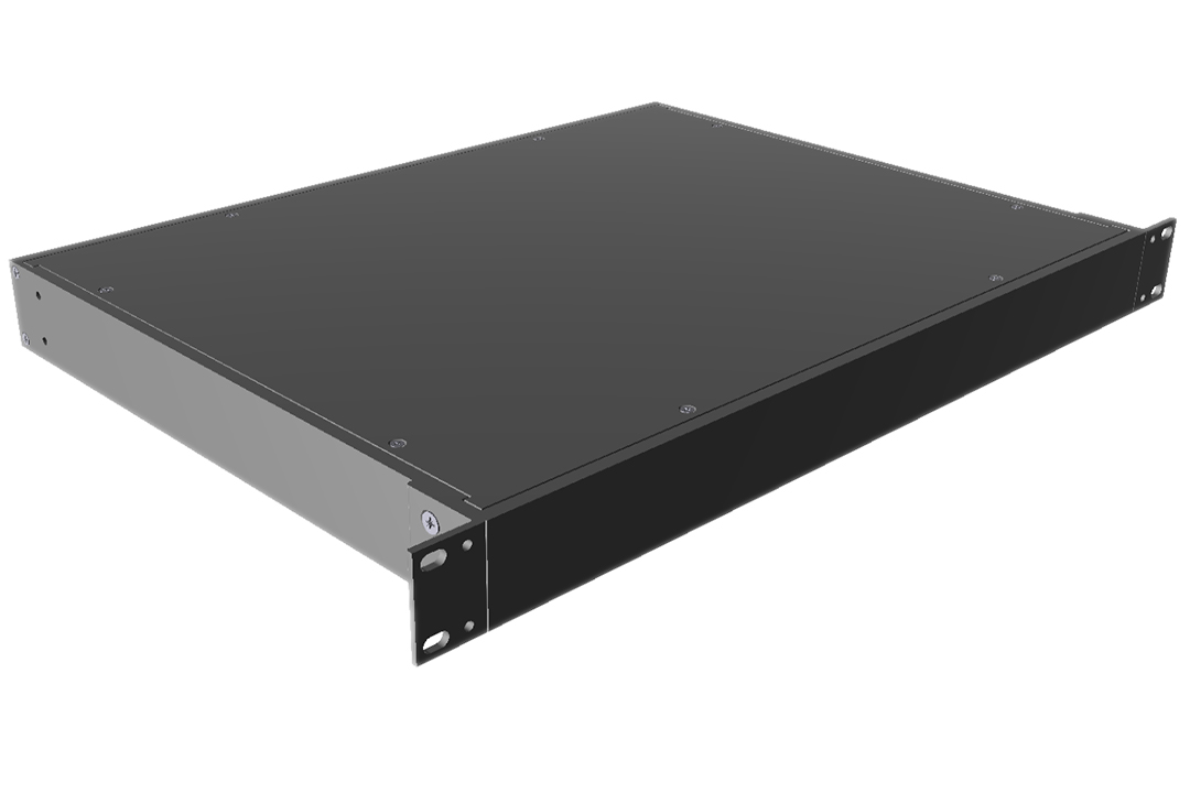 1391❣️ 1U ラックケース Hammond 19インチラックマウントケース 1U, 高さ：330 mm, Black