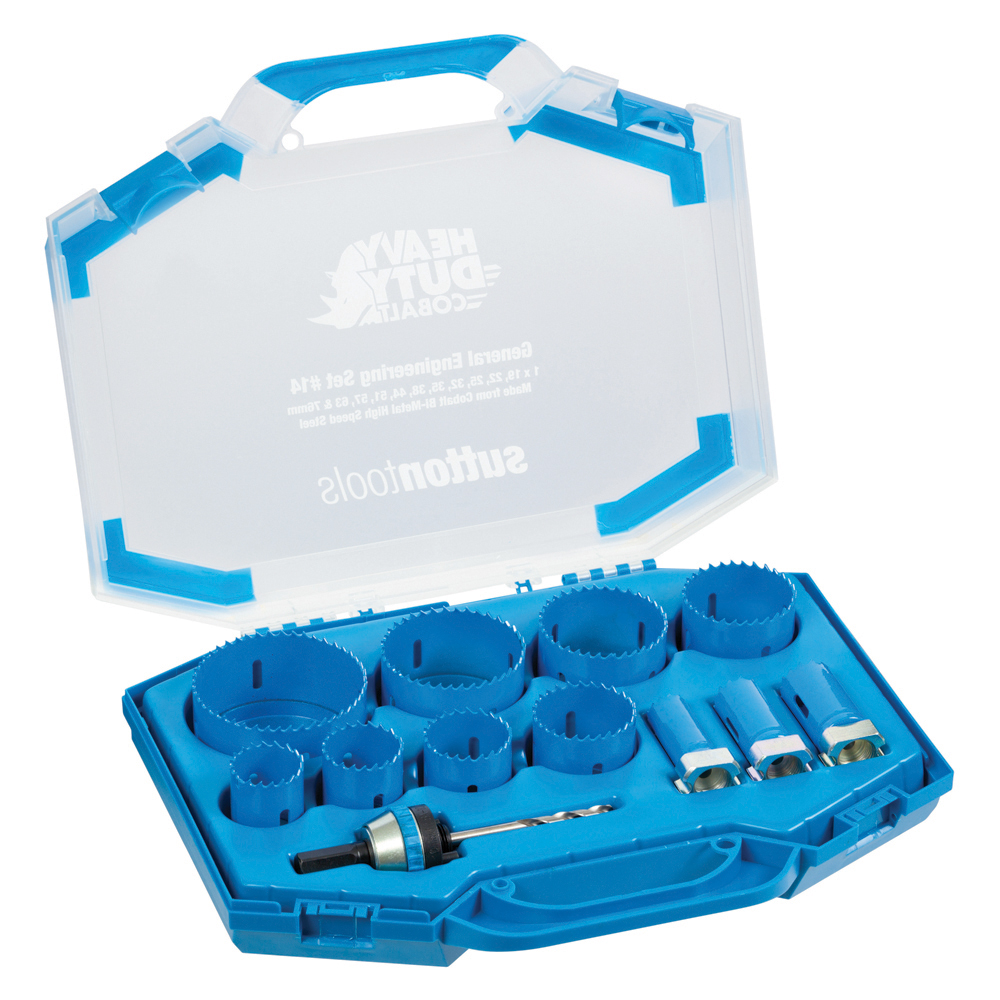 H105S14 Sutton Tools Bi Metal Cobalt 19mm Hole Saw Set RS