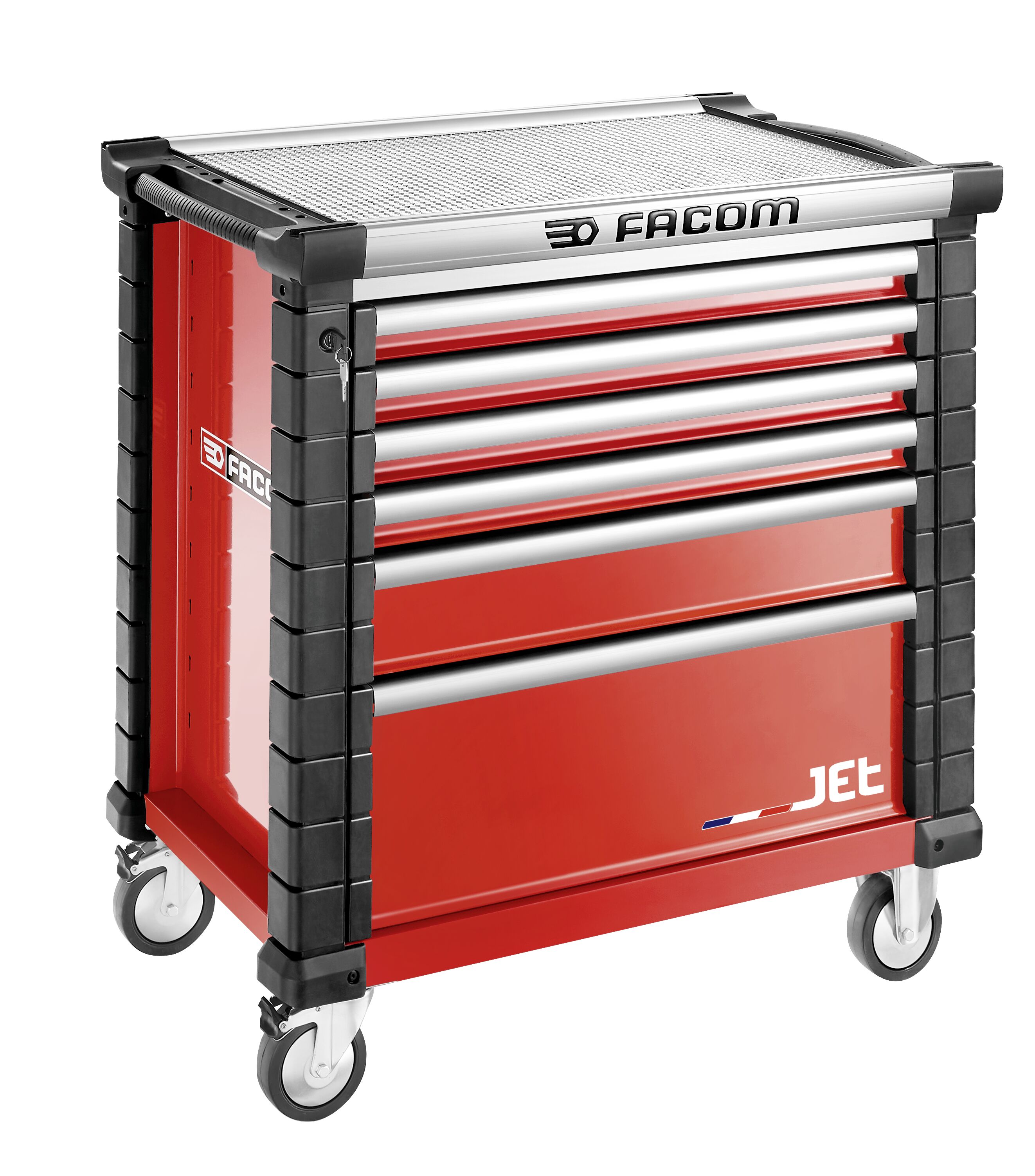 JET.6M4APF Facom 6 Drawer Steel Wheeled Roller Cabinet RS
