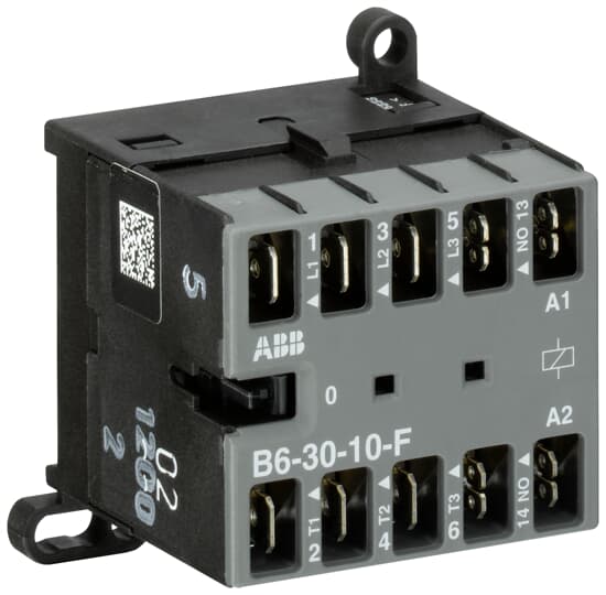 GJL1211001R0101 B6-30-10-01 | ABB B6-30-10-01 B Contactor, 24 V ac Coil,  3-Pole, 9 A, 4 kW, 3NO, 690 V ac | RS