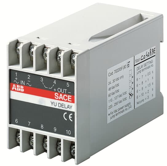 1SDA038316R1 | ABB Electronic Time Delay for use with E1, E1.2, E2, E2 ...