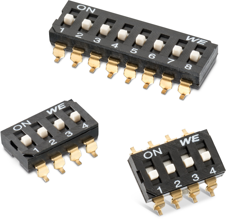 WS-DISVDIPSwitchSMTSPST-NO24V25mA