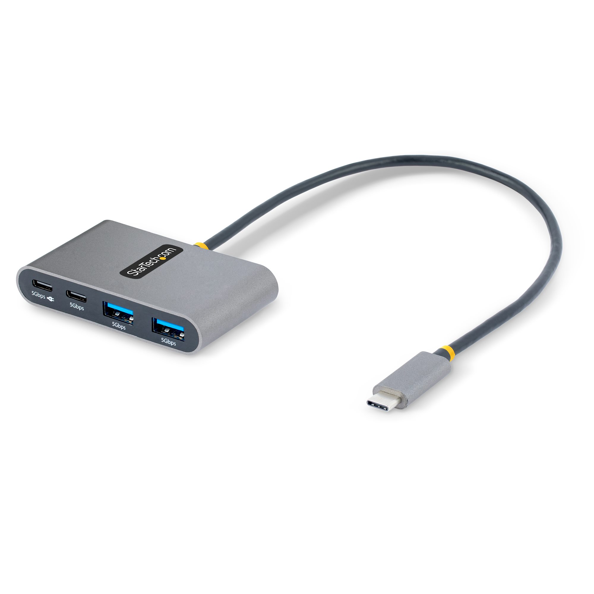 5G2A2CPDB USB C HUB StarTech 4 Port USB 3.0 USB A USB C USB C Hub USB Bus Powered 1.7 x 3.0 x 0.6in RS