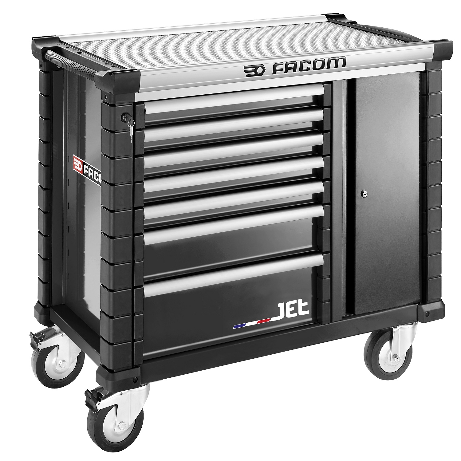 jet-t7nm3apf-facom-7-drawer-aluminium-wheeled-tool-cabinet-1-04m-x