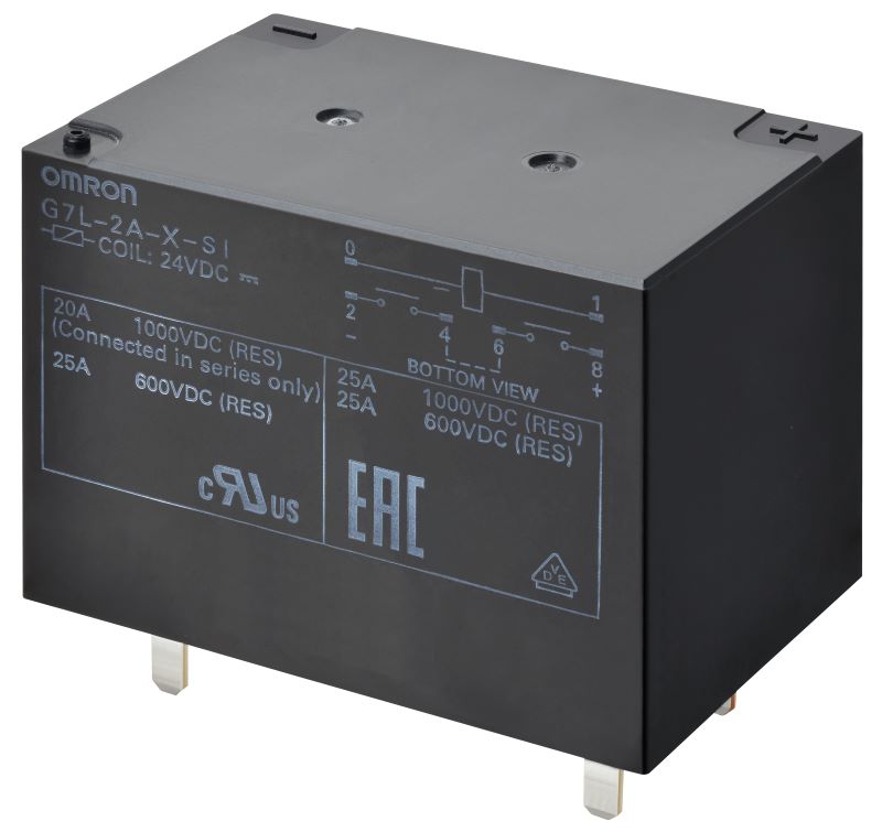 G7L-2A-X-SI-DC24 | オムロン パワーリレー, 24V dc, 2a接点