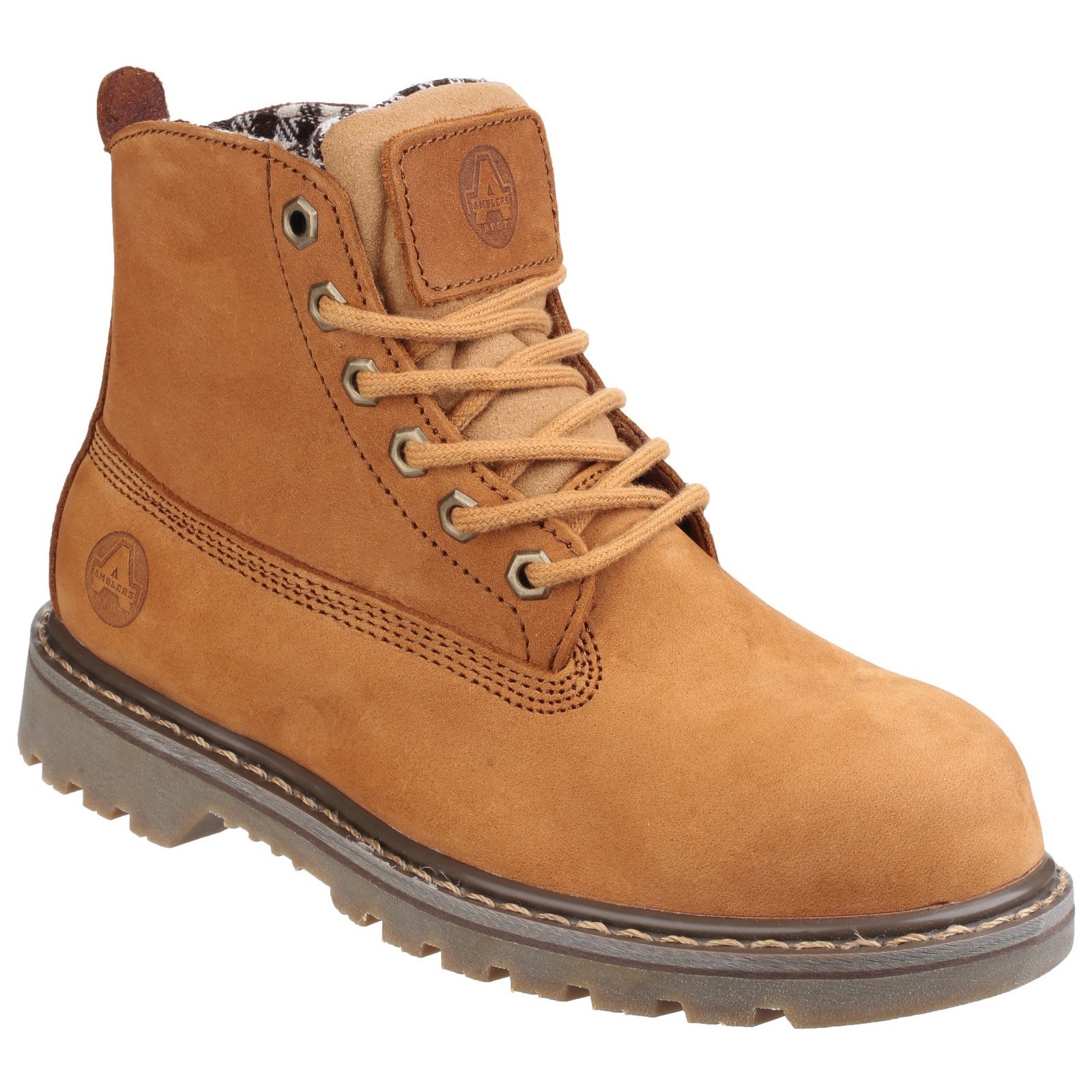 22342 36321 02 Amblers FS103 Tan Steel Toe Capped Women s Safety Boots UK 4 EU 37 RS