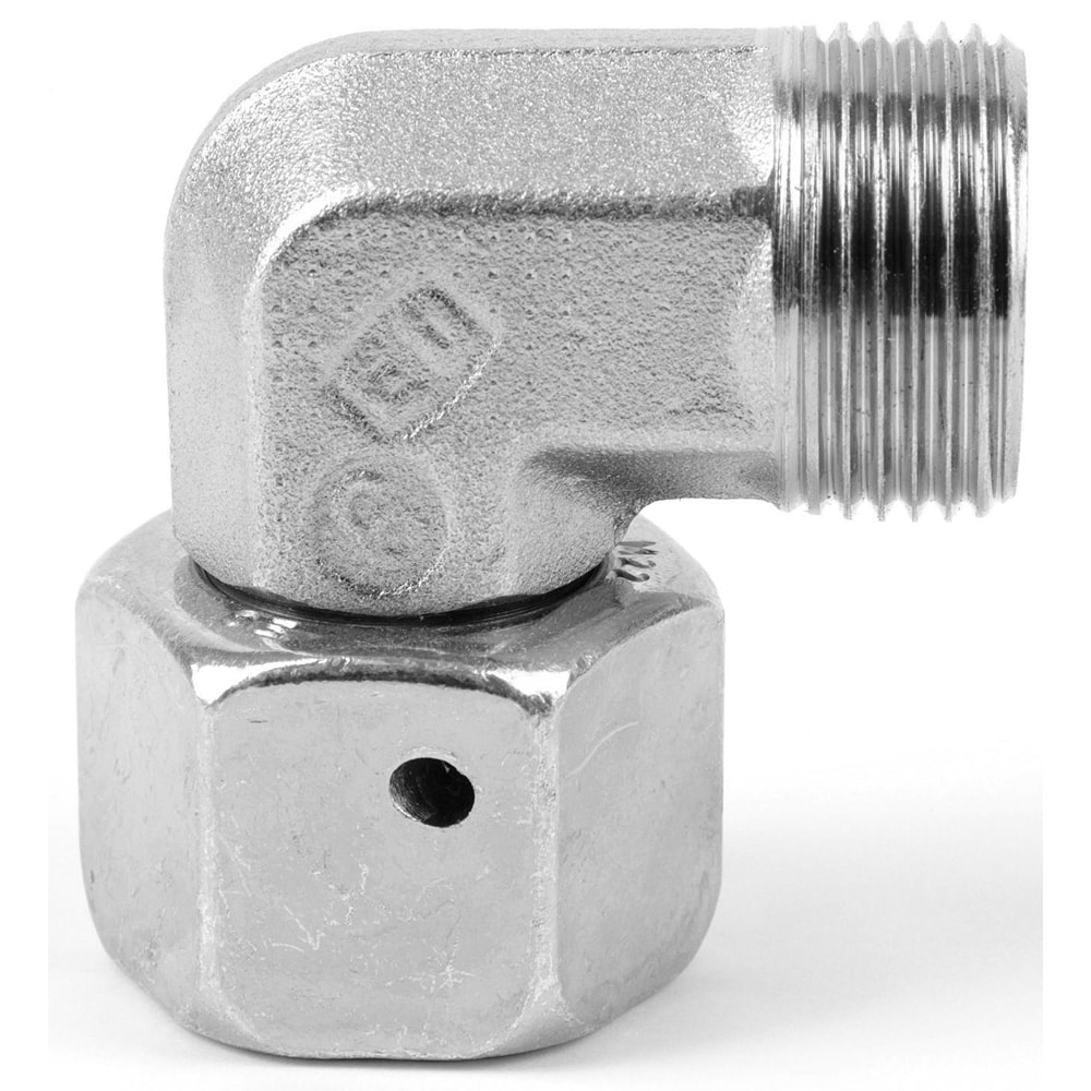 Parker Hydraulic Swivel Nut Elbow 24° Cone Male To 24° Cone Male