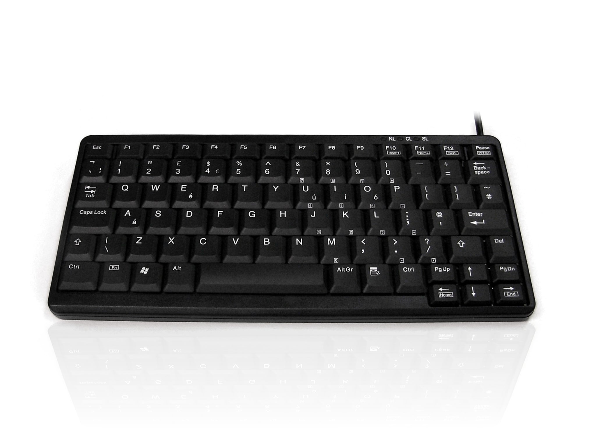 Ceratech KYB500-K82A Wired PS/2 & USB Compact Keyboard, QWERTY (UK ...