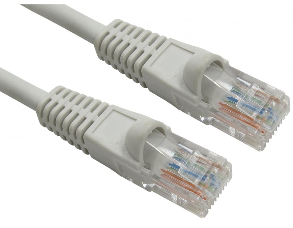 RS PRO, 30m Cat6, Grey RJ45 to Male RJ45 Male, UTP