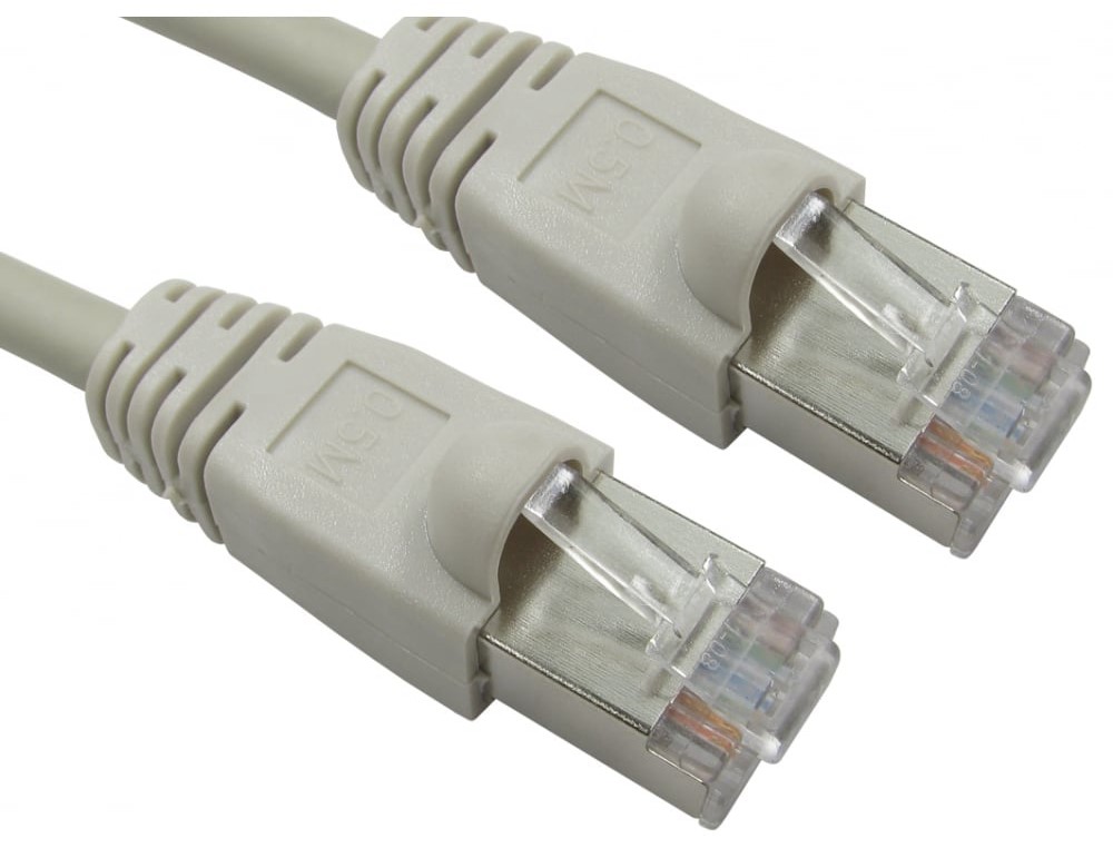 RS PRO Cat6 イーサネットケーブル, RJ45 - RJ45, 25m, グレー