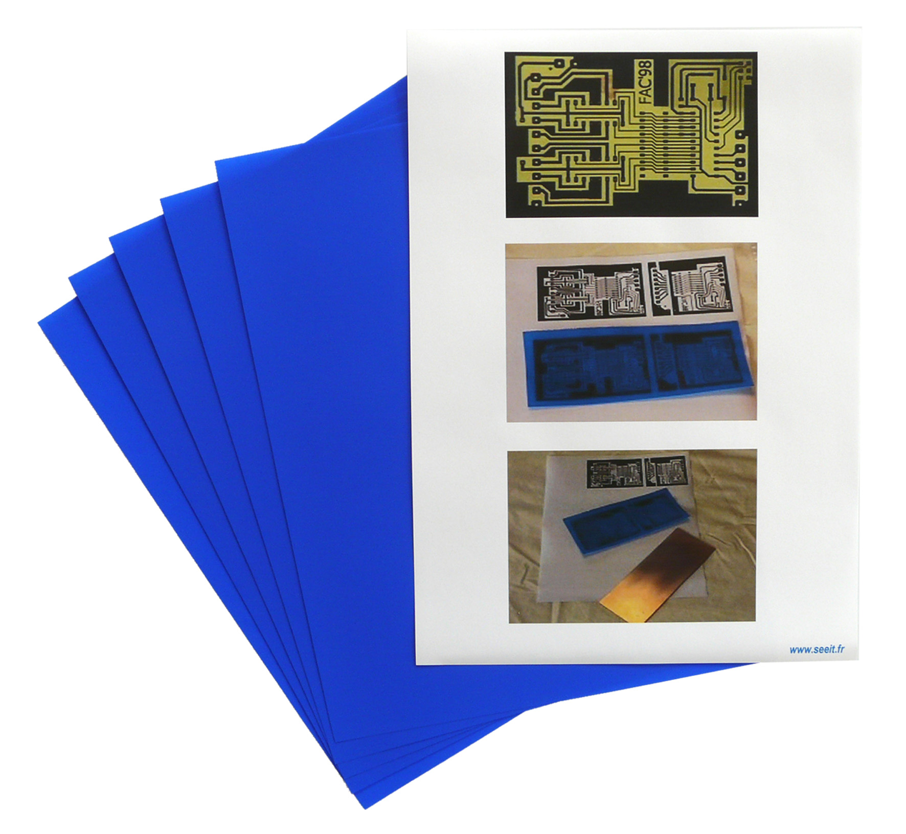 色紙リクエスト Seeit パターン転写シート PNP-BLUE | RS