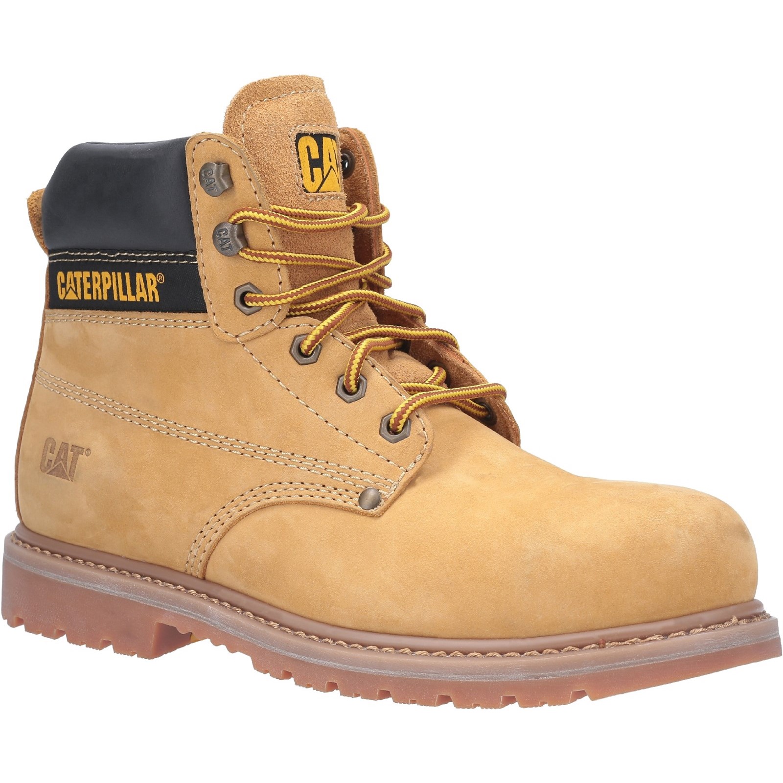 Cat holton safety boots honey hotsell